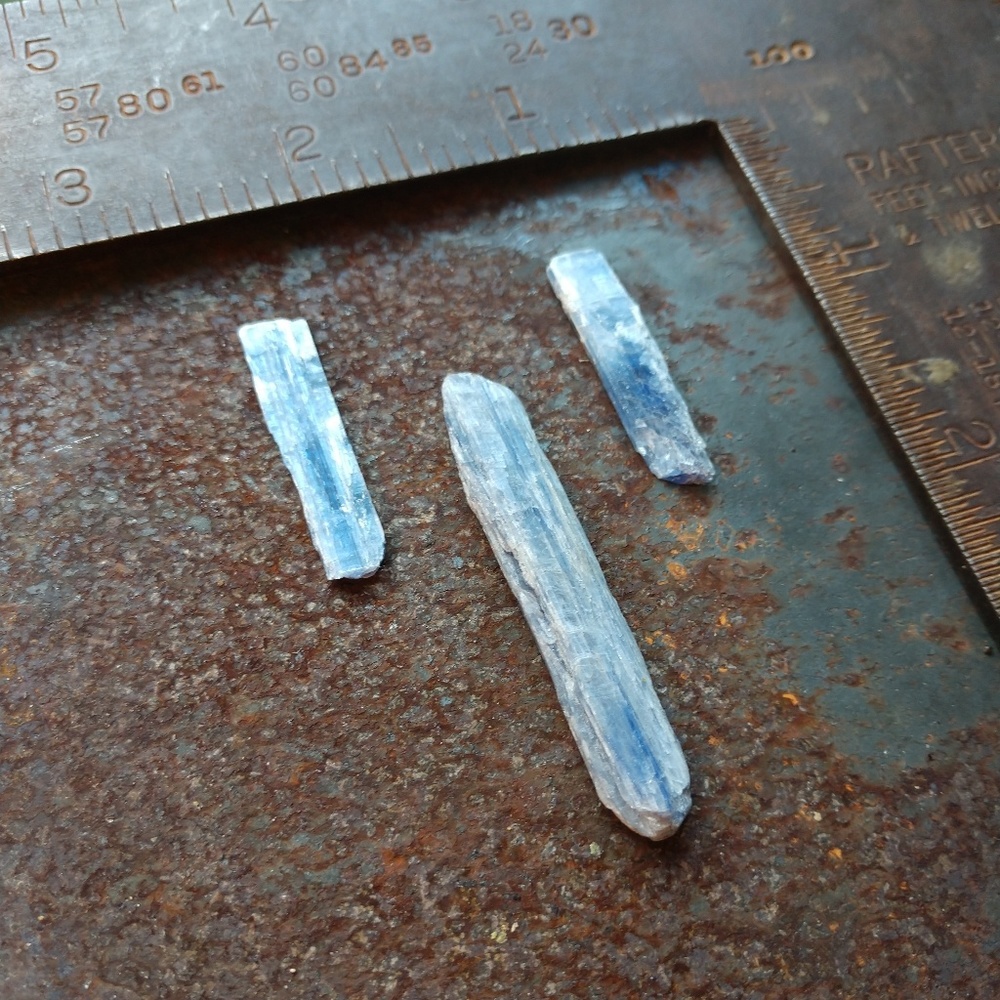 Mineral Bundle of Assorted Blue Kyanite Specimens